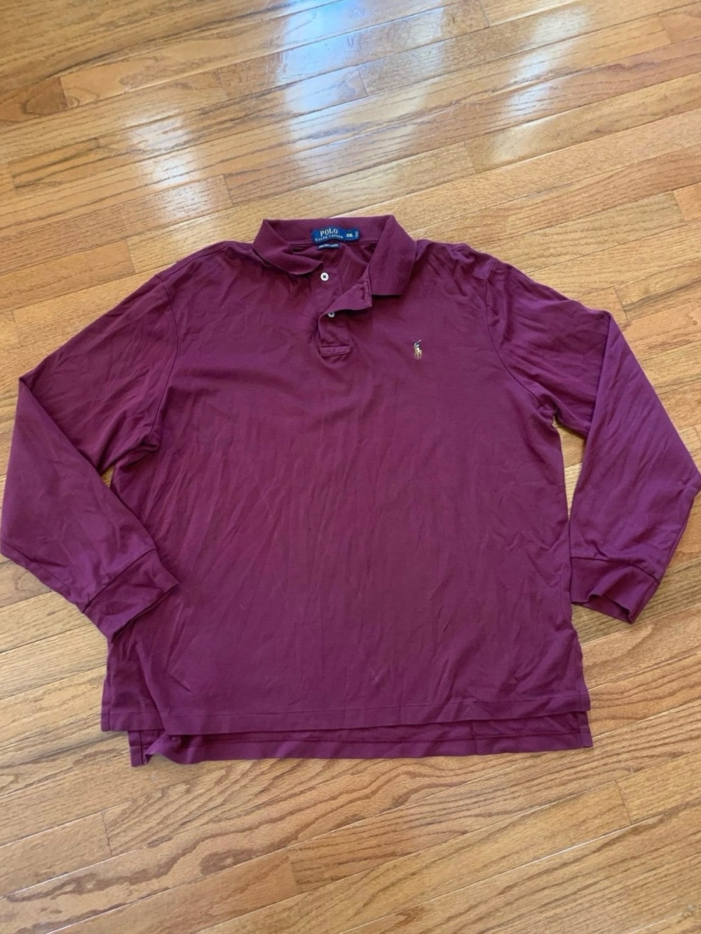 Polo Ralph Lauren -Pima Soft Touch-2XL Burgundy -preppy
